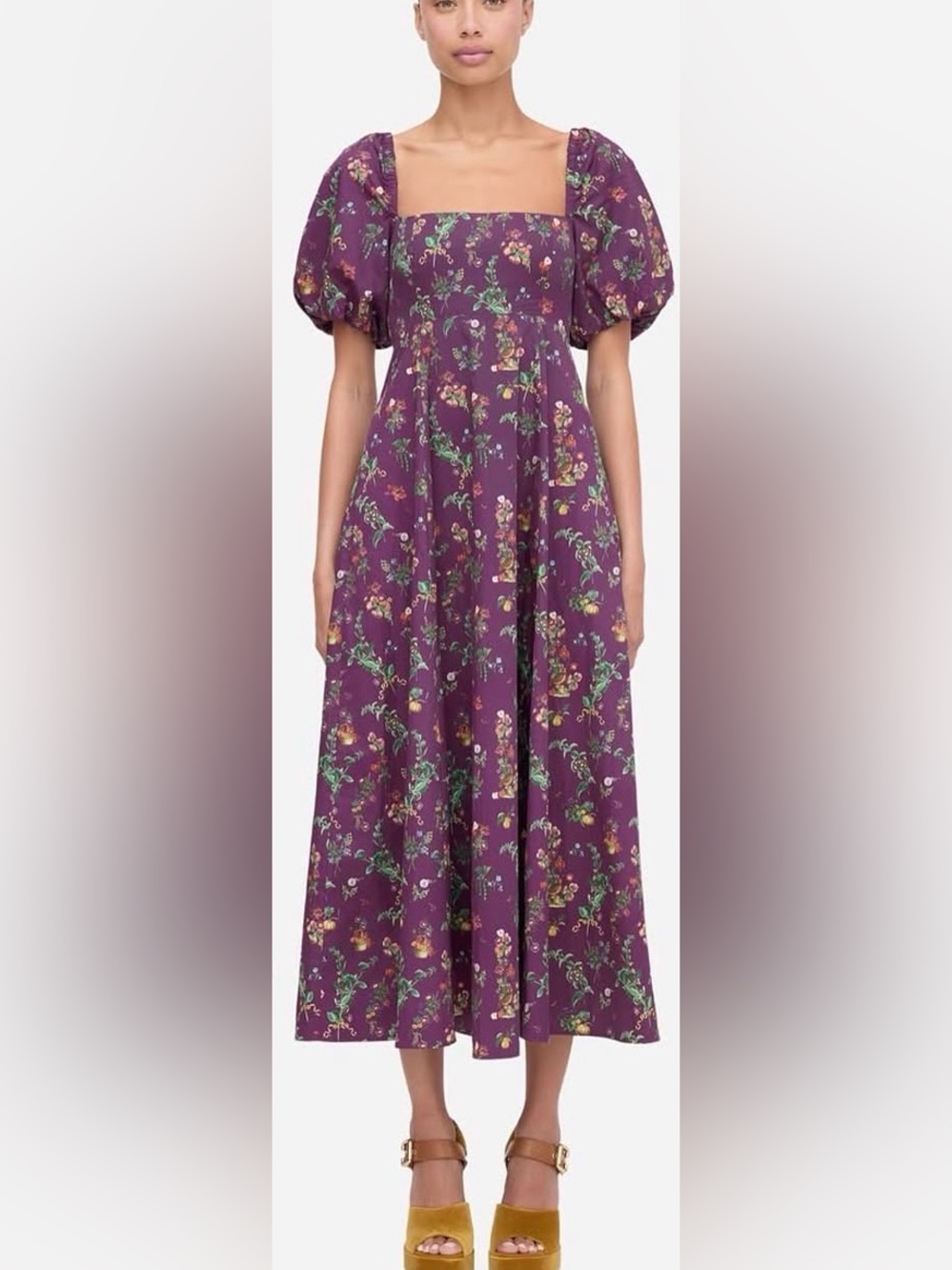 NWT Hill House x Stephanie
Fishwick
Floral Print Midi Length Dress Size Small